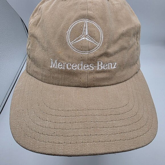 Mercedes Benz M Class Power Trip Adults Tan Baseball Hat Cap Casual Cars - Picture 9 of 9
